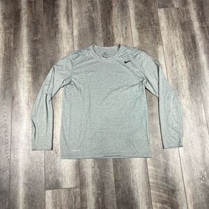 Nike Mens Grey Long Sleeve‎ Top